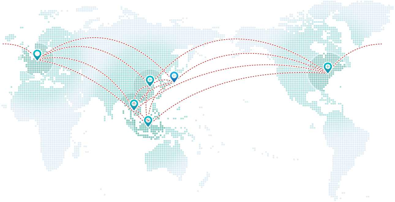 国内外10地域に展開する製造・販売ネットワーク