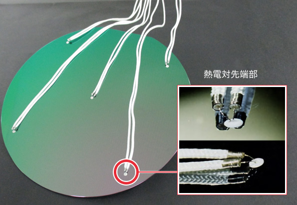 熱電対ウエハ