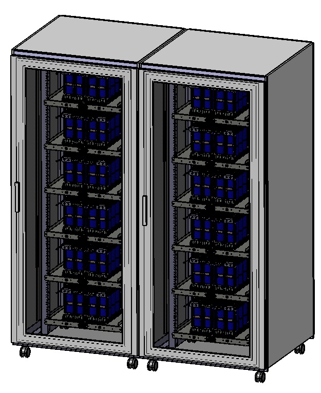 Rack configuration example (12 modules, 800V)