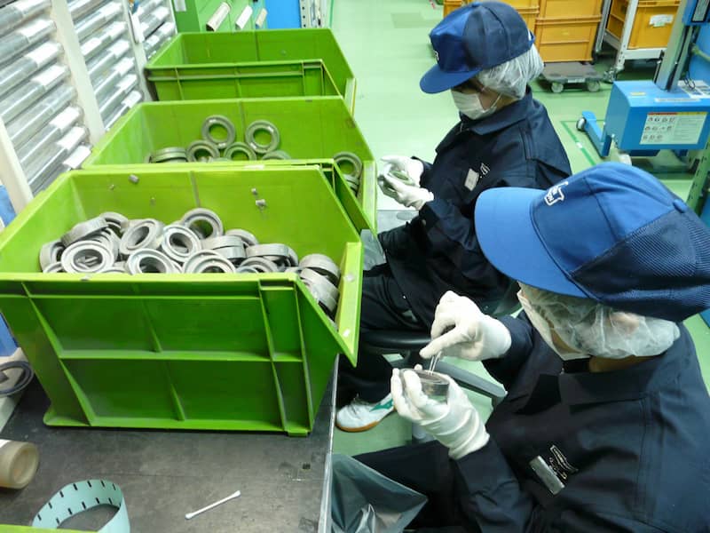 スリット実習の様子