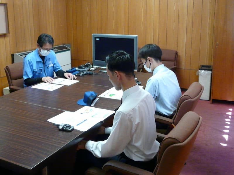 座学での説明の様子