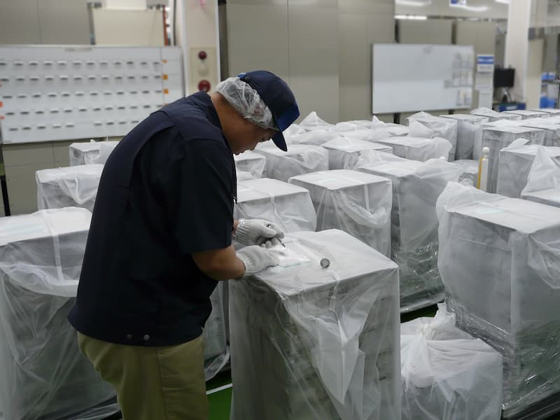 製造実習の様子